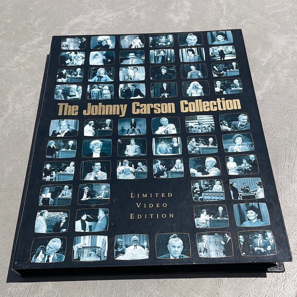The Limited Video Edition Johnny Carson Collection signed.